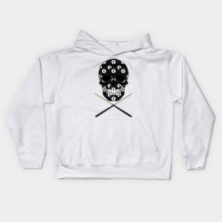 Skull with Cues Kids Hoodie